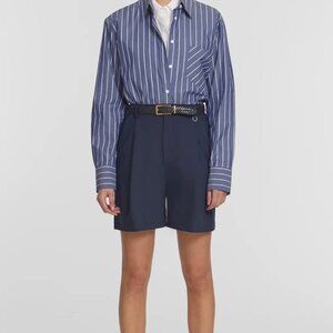 VIKTORIA & WOODS Unisex Granger Short Navy Blue $188 NWT Sz 2 US 6